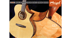 Desktop Screenshot of gitarrenbau-meigel.de