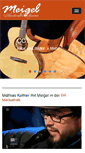 Mobile Screenshot of gitarrenbau-meigel.de